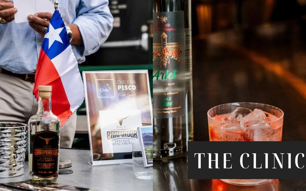Pisco chileno se presenta en bar de lujo de Osaka con campaña internacional