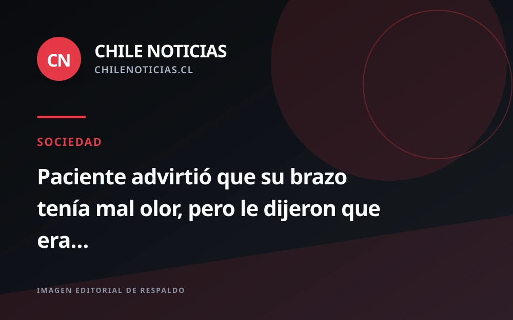 Corte de Rancagua confirma condena al Servicio de Salud O'Higgins por amputación de brazo tras negligencia