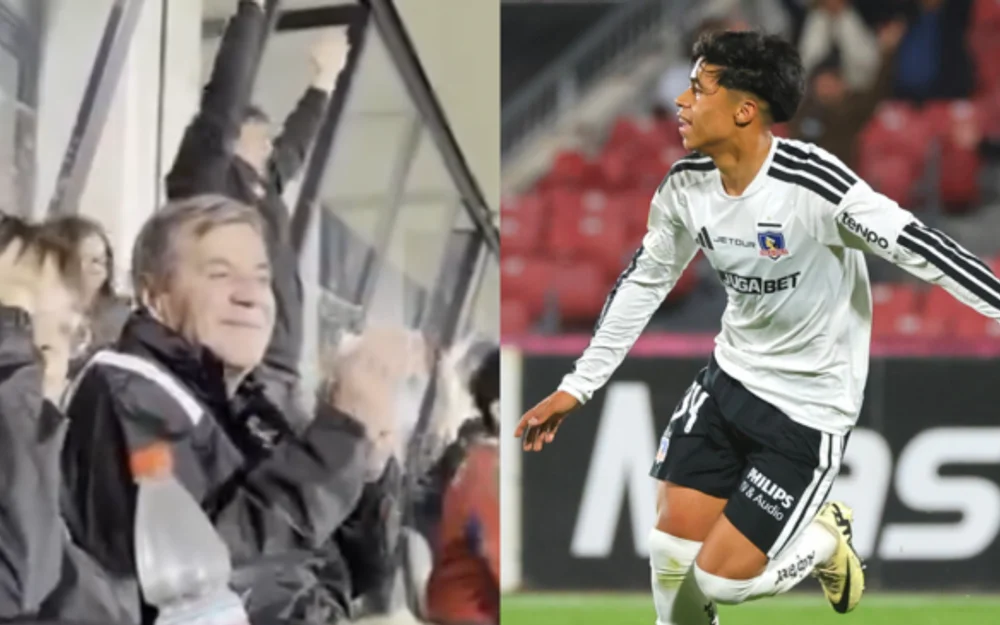 Mirko Jozic celebró desde un palco la clasificación de Colo Colo en Copa Chile