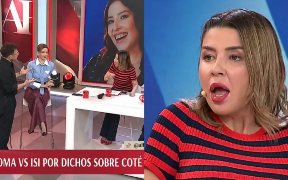 Pancha Merino y Nacho Gutiérrez protagonizan tenso cruce al aire en Alfombra Roja