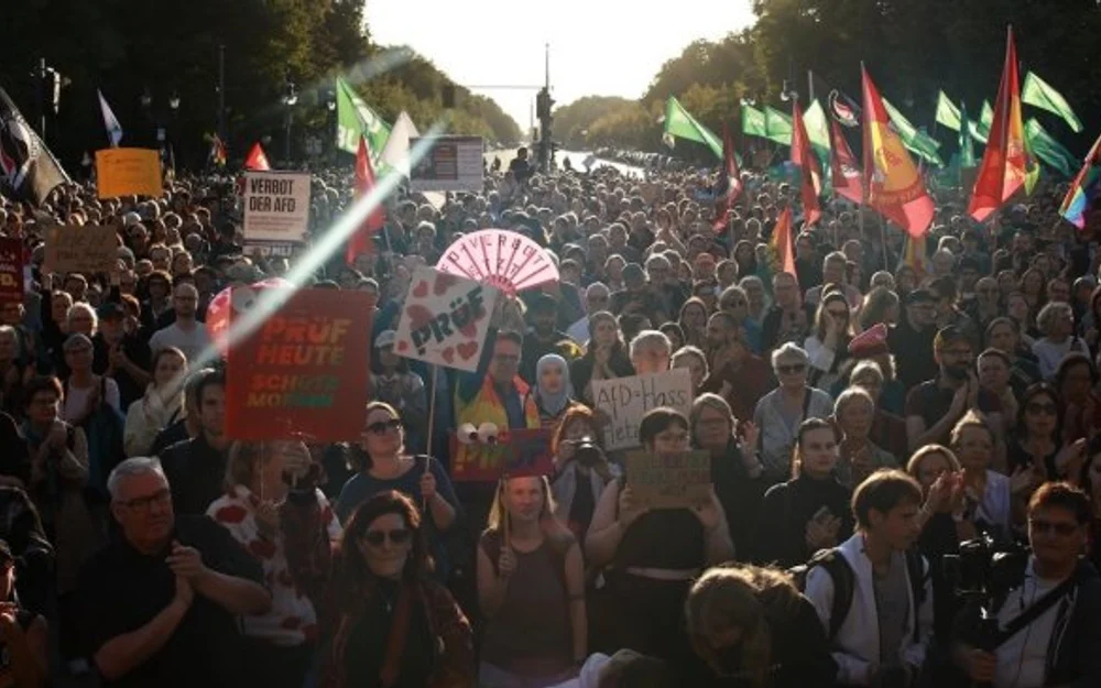 Masivas protestas en Alemania contra el avance de la ultraderecha