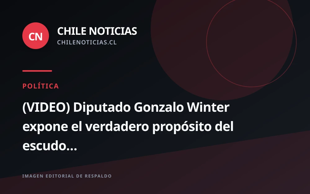 Gonzalo Winter acusa en el Parlamento que el Escudo de las Américas es un pacto militar por minerales críticos