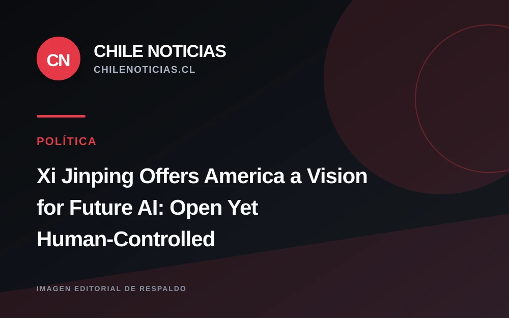 Xi Jinping plantea a Estados Unidos una IA abierta pero bajo control humano