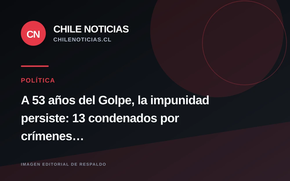 Abogado alerta que 13 condenados por crímenes de lesa humanidad siguen prófugos a 53 años del Golpe