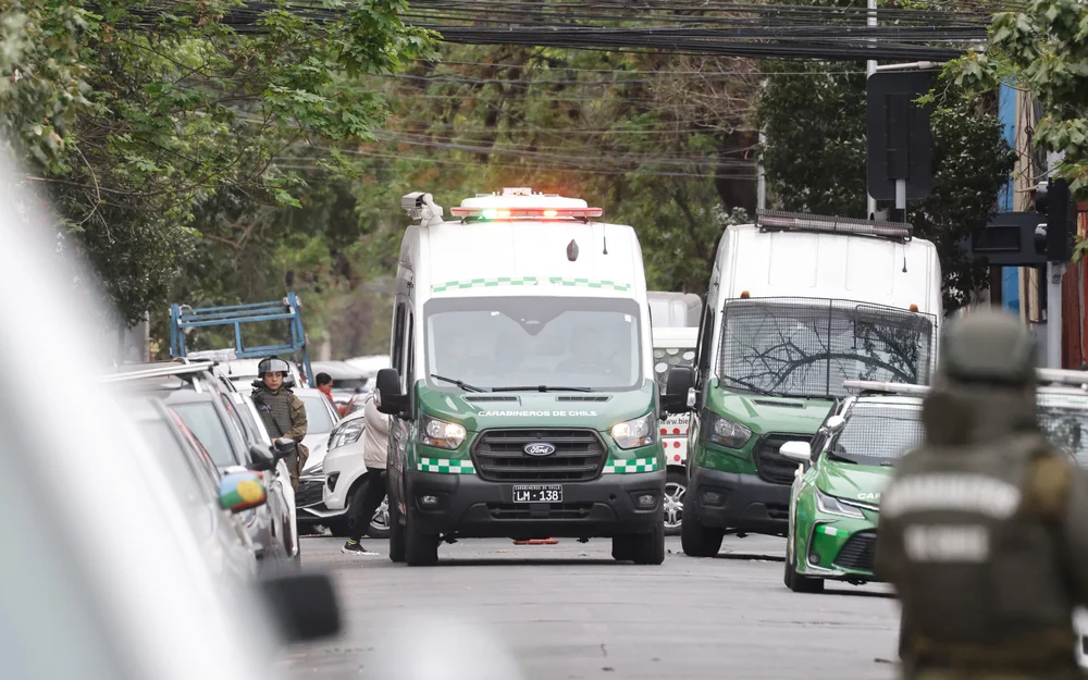 Disparos en Santiago Centro: mujer herida y operativo del GOPE sin detenidos