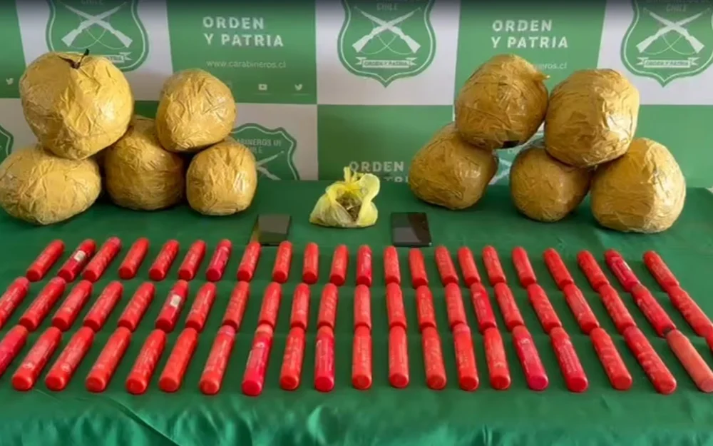 Carabineros desarticula red de narcotráfico en Tarapacá con 133 kilos de marihuana incautados