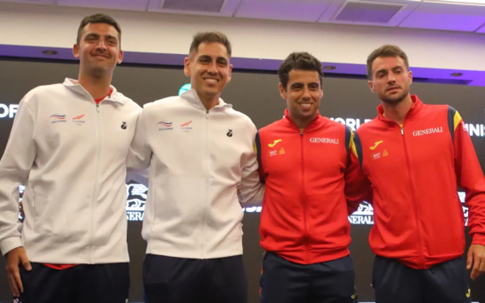 Chile enfrenta a España en la segunda jornada de Copa Davis con la serie cuesta arriba