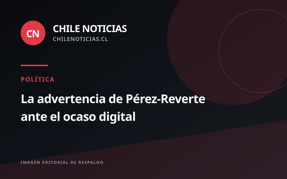 Pérez-Reverte y su advertencia sobre el ocaso digital
