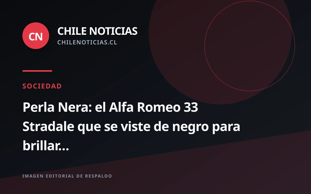 Alfa Romeo 33 Stradale: el único ejemplar negro de la serie limitada de 33 unidades