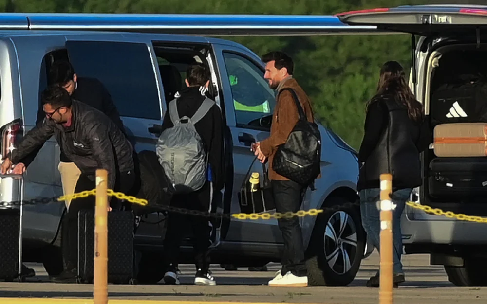Messi arriba a Argentina para su partido de despedida con la Albiceleste