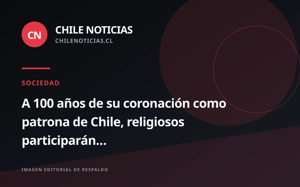 Virgen del Carmen cumple 100 años como patrona de Chile con procesión en el centro de Santiago