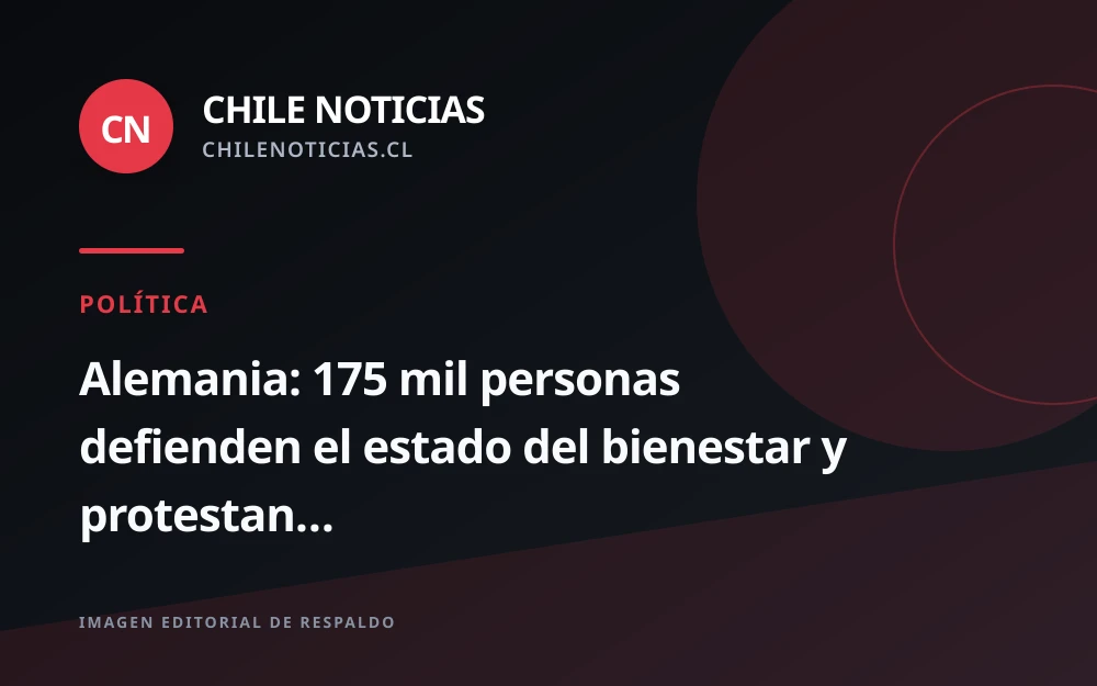 Alemania: 175 mil personas marchan en 15 ciudades contra los recortes sociales