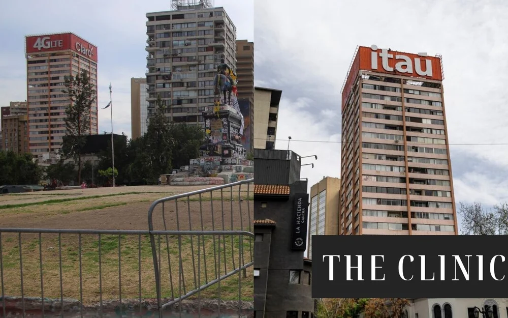 Adiós al cartel de Claro en Plaza Italia: Itaú instala su marca en la Torre 13 de San Borja