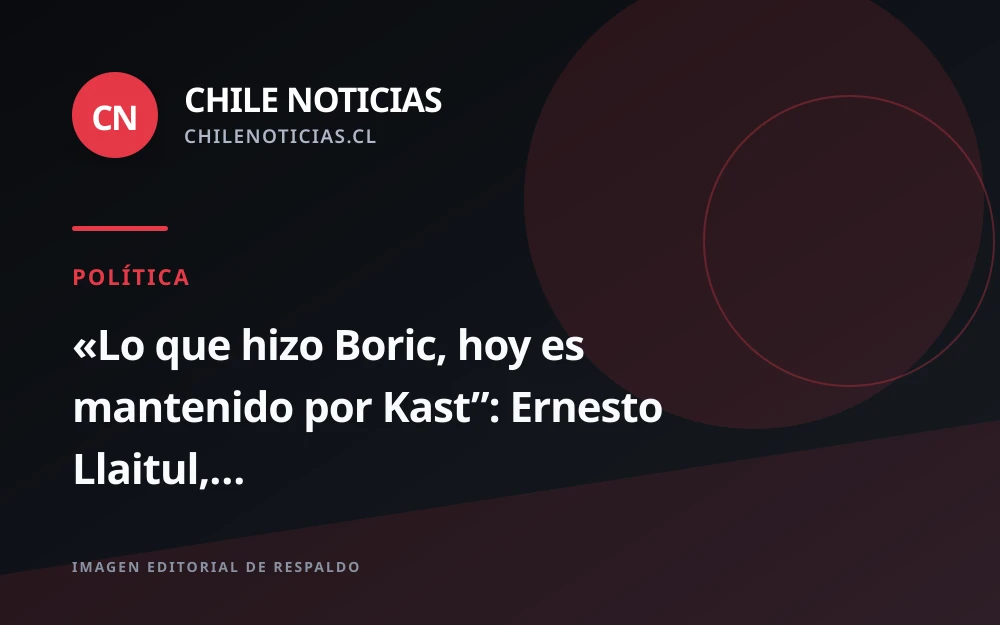 Werken de la CAM vincula a Boric y Kast por el estado de excepción en Wallmapu