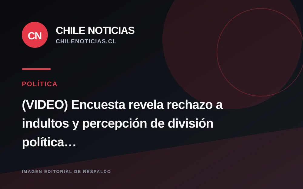 Encuesta Criteria: 59% rechaza indultos a militares condenados por violaciones a los derechos humanos