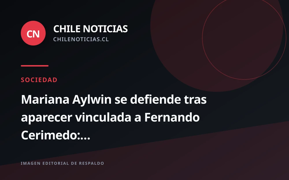 Mariana Aylwin aclara vínculo con empresa de Cerimedo: "Jamás he hecho una campaña que desprestigie a alguien"