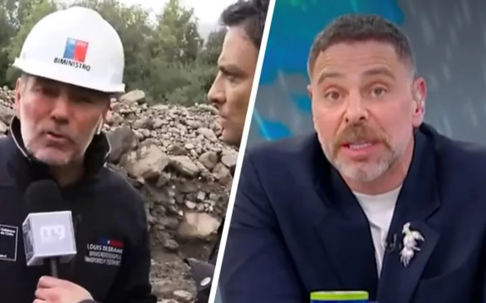 Neme interrumpió al biministro De Grange en entrevista por el aluvión en San Carlos de Apoquindo