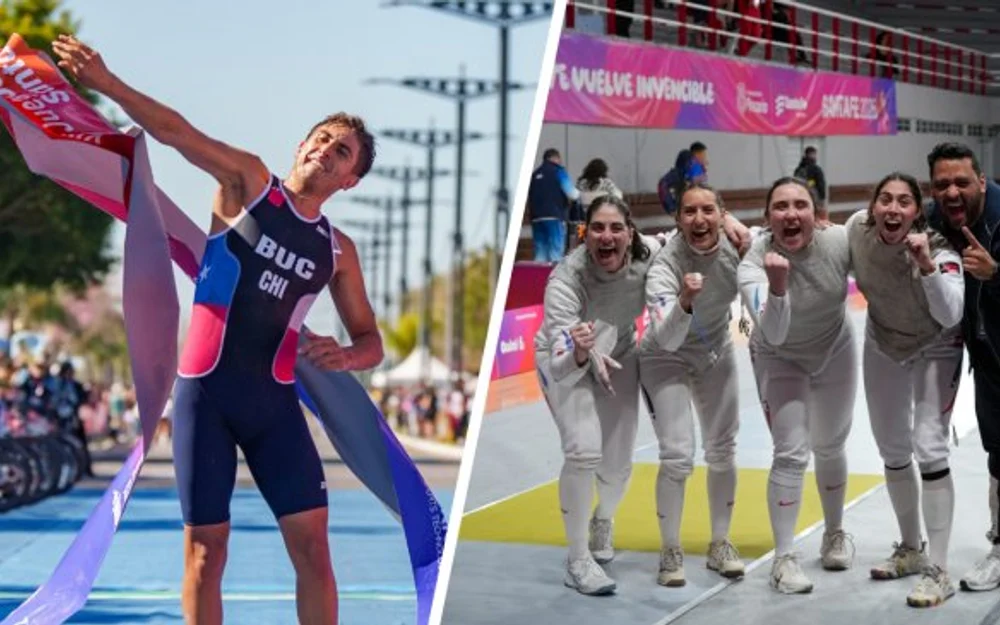 Chile celebra dos nuevos oros en Santa Fe: triunfos en triatlón y esgrima elevan el medallero