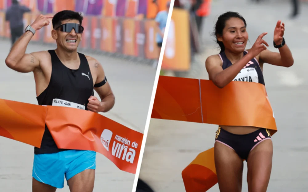 Mario Rivas y Aydee Loayza se quedan con el Maratón de Viña del Mar 2026