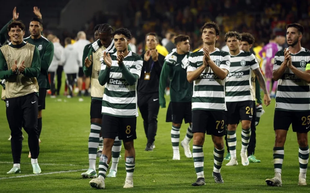 Sporting supera a Lens y sigue con puntaje ideal en la Champions League