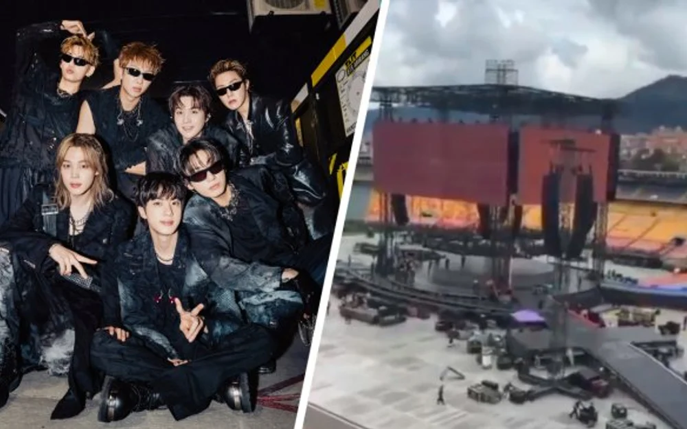ARMY chileno sigue con atención el montaje del escenario de BTS en Bogotá