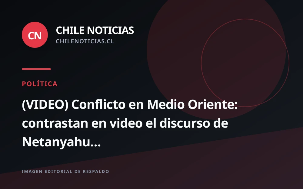Video contrasta discurso de Netanyahu ante la ONU con la realidad en Gaza