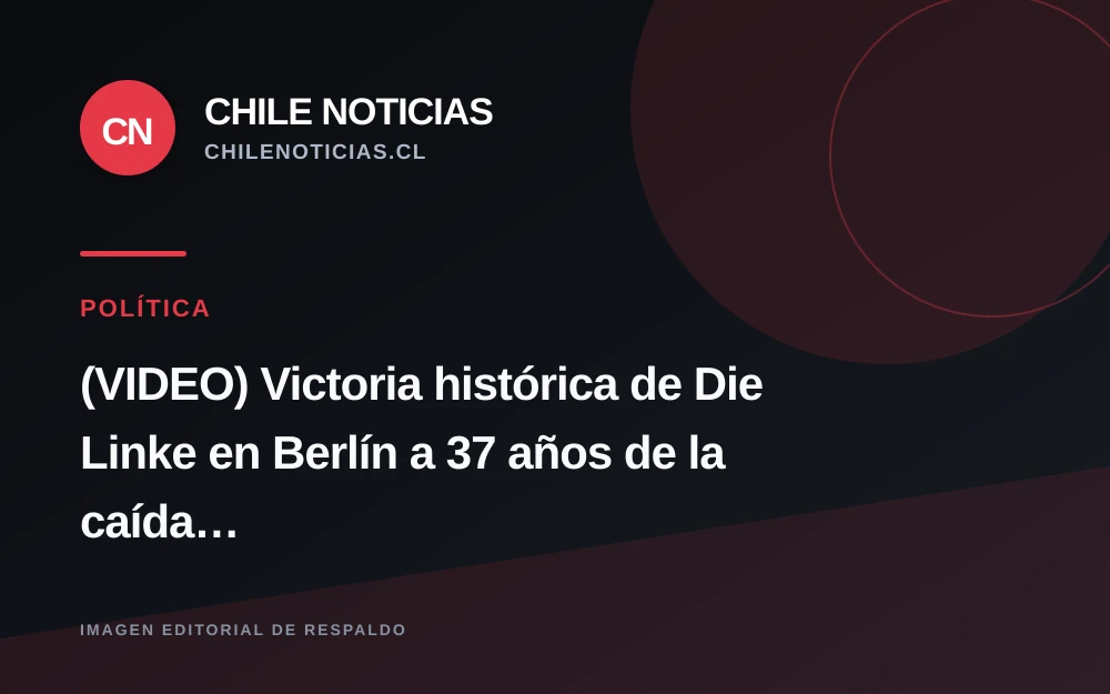 Die Linke gana en Berlín con el 26% y supera a la CDU