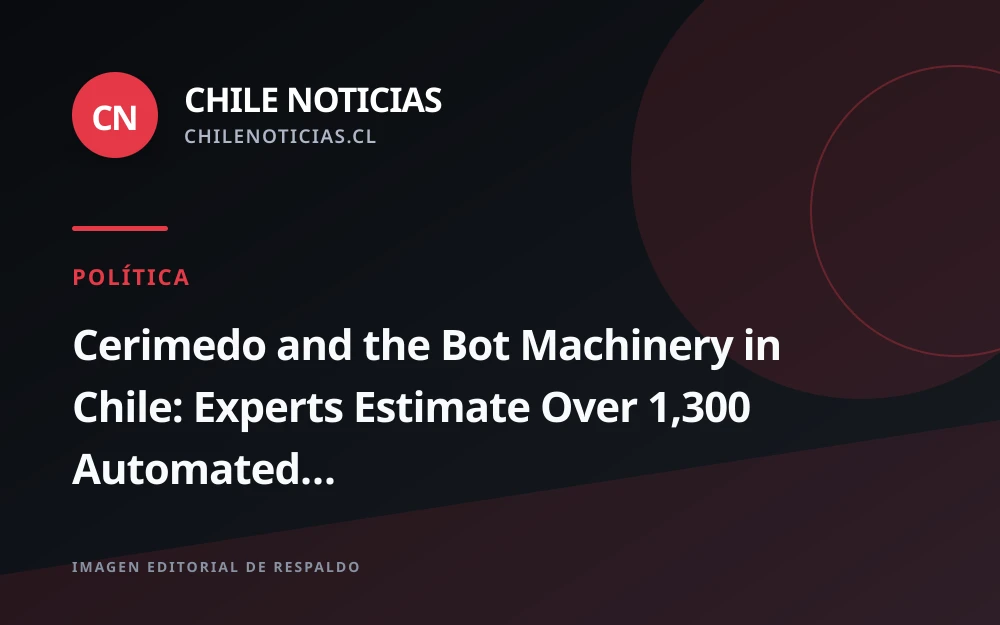 Expertos estiman al menos 1.300 cuentas automatizadas en la campaña presidencial chilena