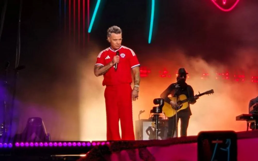Robbie Williams volvió a Chile con un show de casi dos horas en La Florida