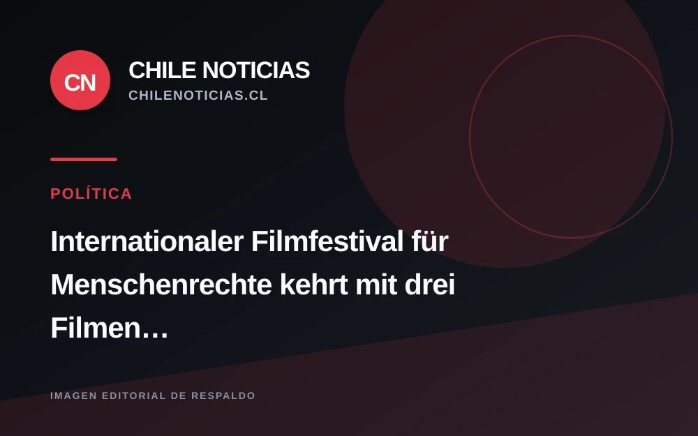 Festival Internacional de Cine de Derechos Humanos vuelve al Centro Arte Alameda con tres películas