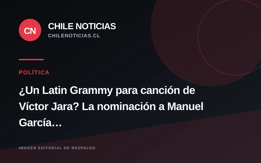 Manuel García recibe nominación al Latin Grammy por su aporte a la banda sonora de La Casa de los Espíritus
