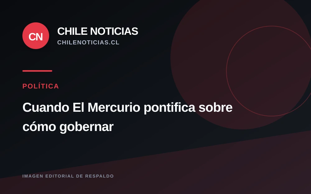 El Ciudadano responde a editorial de El Mercurio sobre Álvaro García Linera