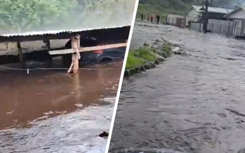 Lluvia y granizo en Curacautín dejan 16 viviendas anegadas y movilizan a Bomberos