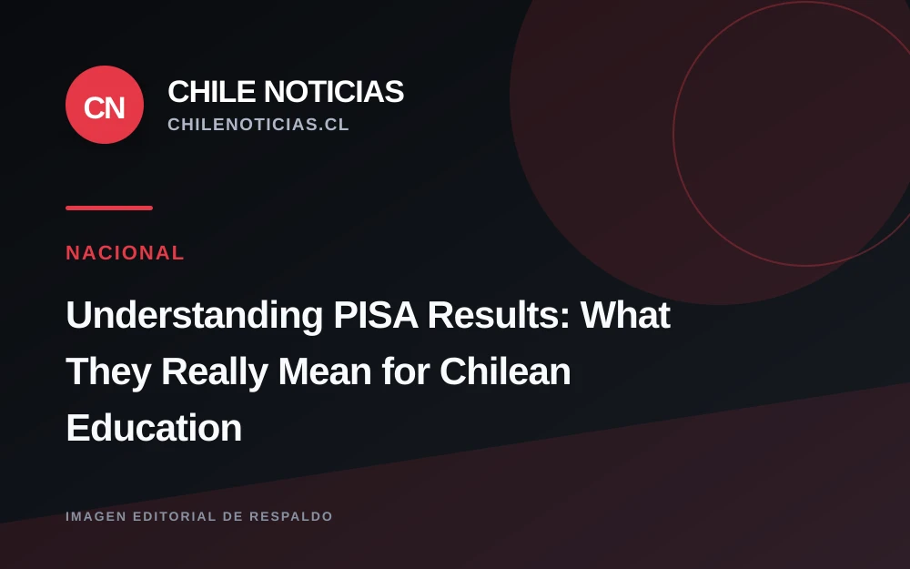 Académico advierte sobre el uso simplificado de los resultados PISA en Chile