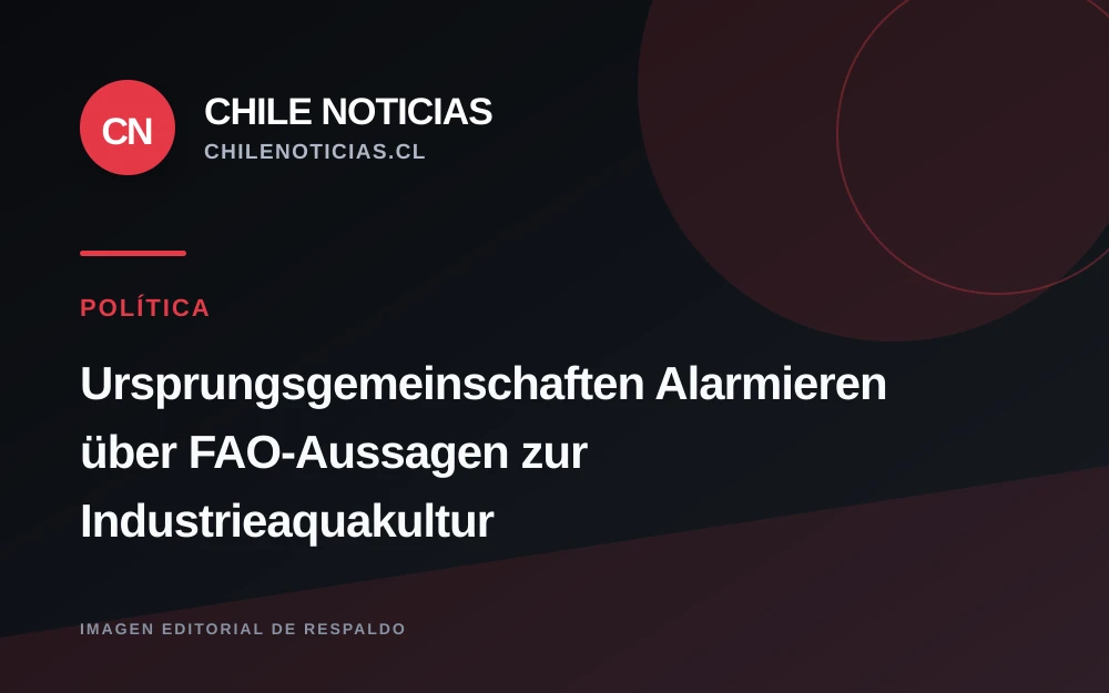 Red de Mujeres Originarias alerta por respaldo de la FAO a la acuicultura industrial
