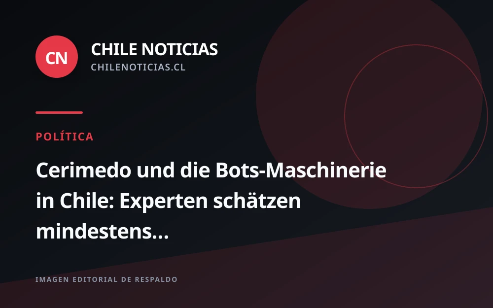 Expertos estiman al menos 1.300 cuentas automatizadas en campaña presidencial chilena