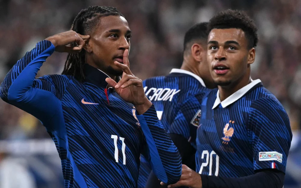 Francia remonta con goleada a Bélgica en la Nations League