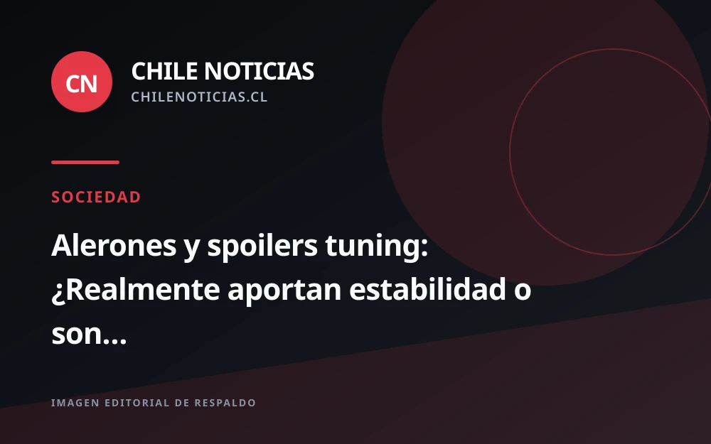 Alerones y spoilers tuning: la duda sobre su utilidad real en autos de calle
