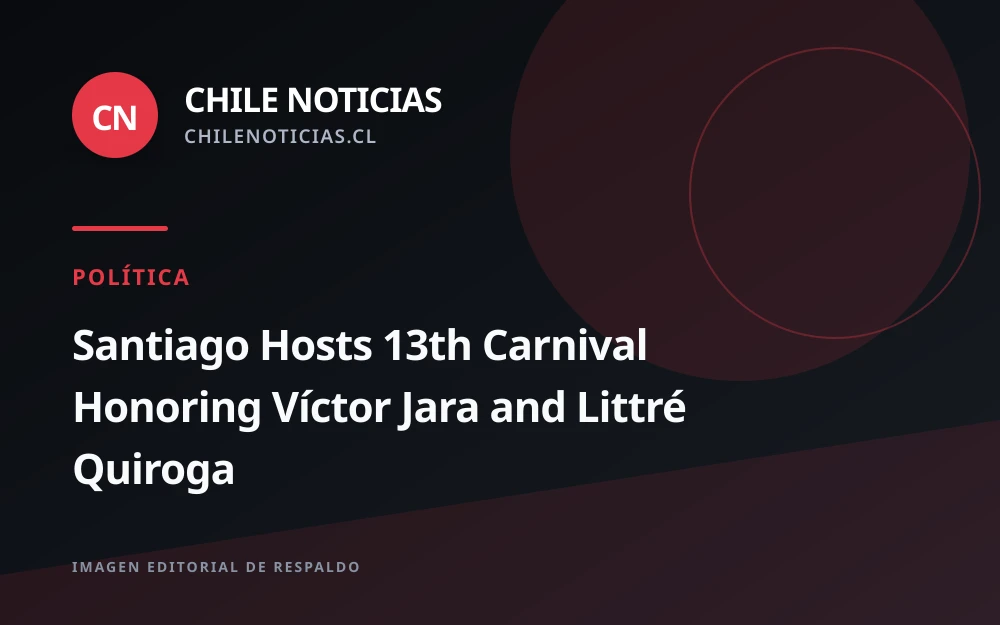 Carnaval en Lo Espejo rendirá homenaje a Víctor Jara y Littré Quiroga por decimotercer año