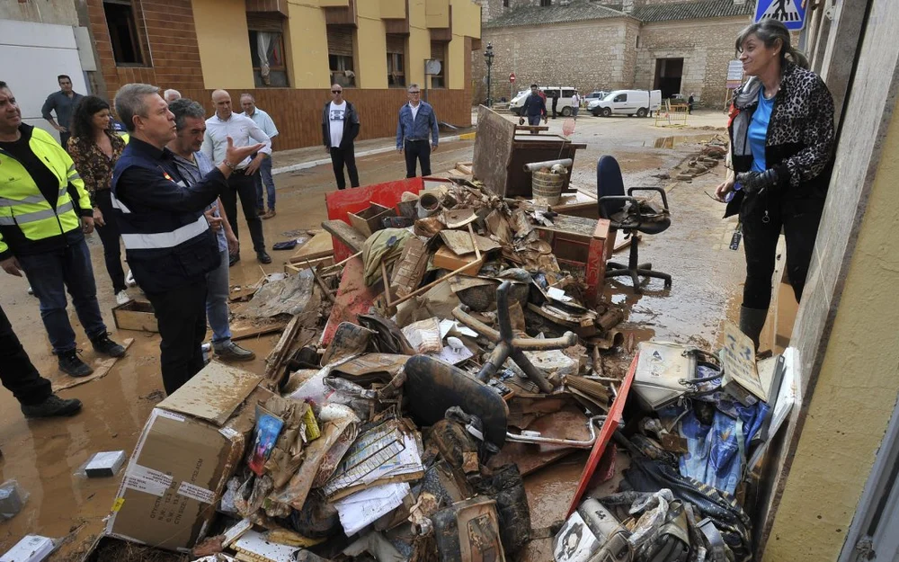 Inundaciones en España dejan una fallecida y 90 rescatados