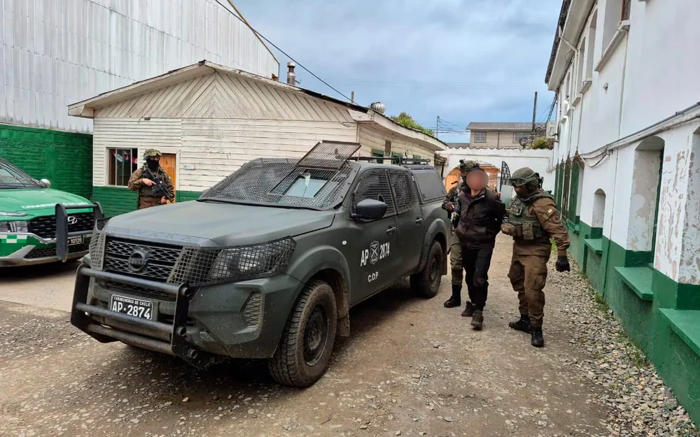 Control en Tirúa termina con un prófugo del ataque al Molino Grollmus