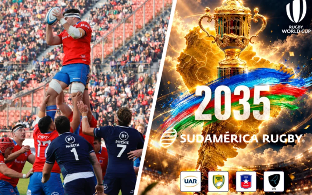 Chile, Argentina, Brasil y Uruguay postulan juntos al Mundial de Rugby 2035