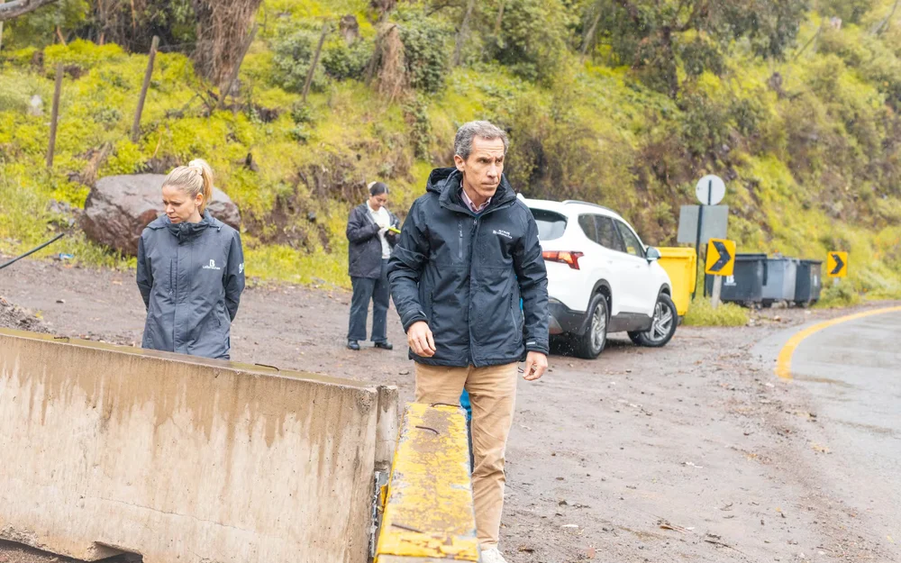 Lo Barnechea activa prevención por frente frontal: prevén 25 a 30 mm y posibles granizadas en la precordillera
